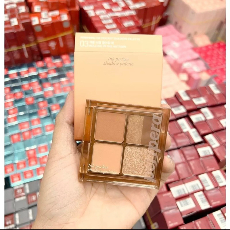 BẢNG PHẤN MẮT PERIPERA 4Ô INK POCKET SHADOW