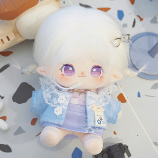Bộ đồ Khoai Môn Tím cho bé doll 20cm