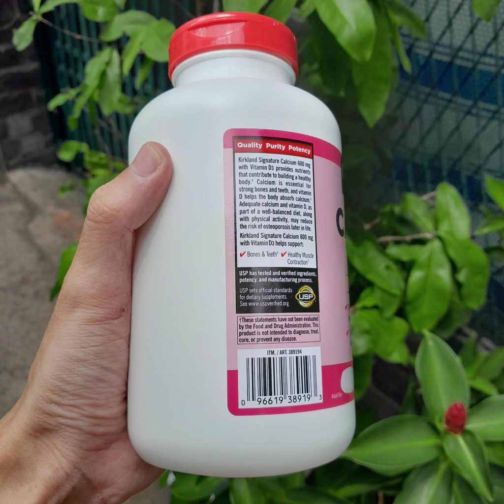 Viên Uống Bổ Sung Canxi Giúp Xương Chắc Khoẻ, Hạn Chế Loãng Xương Kirkland Calcium