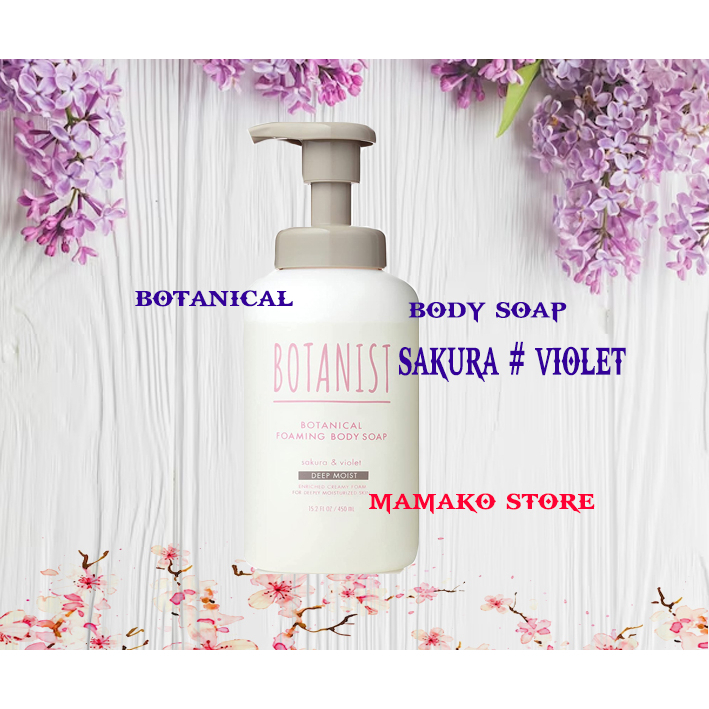 Sữa tắm  tạo bọt Botanist Botanical Foaming body soap /Enriched Creamy Foam For Deeply Sk