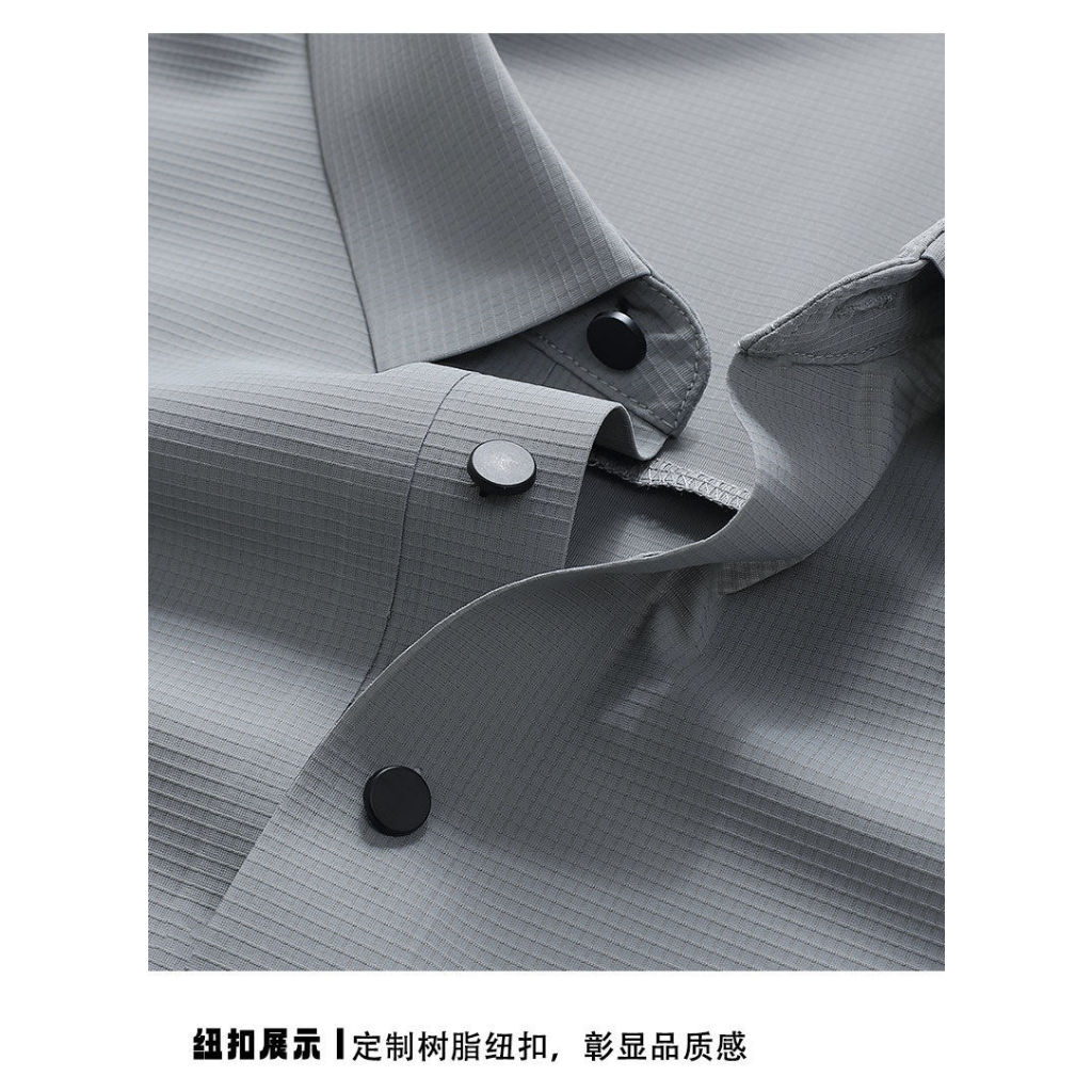 Áo polo nam Aokang chính hãng chất thun lạnh mặc mát, hút mồ hôi, màu ghi