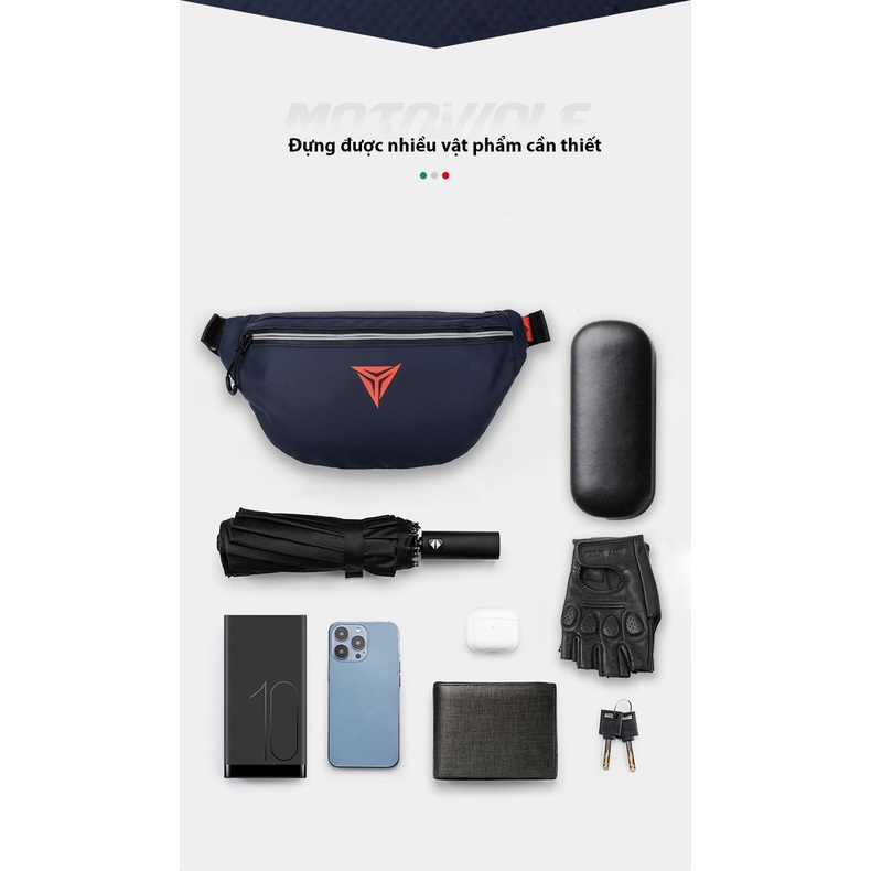 Túi Đeo Chéo Chính Hãng MOTOWOLF MDL0713 Gia Công Tinh Xảo Bằng Vải OXFORD Sành Điệu. phukienphuotsg
