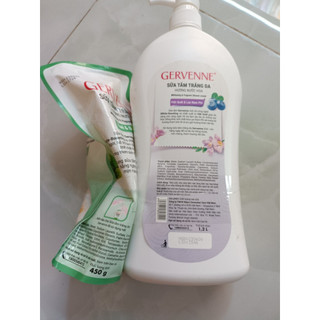 (Tặng kèm túi 450g)  Sữa tắm trắng da gervenne 1.2 LÍT