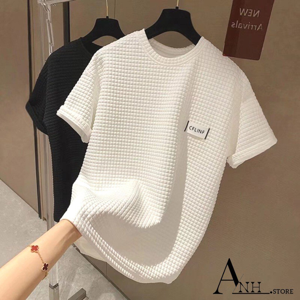 Áo phông cổ tròn Unisex  trẻ trung phong cách Hàn