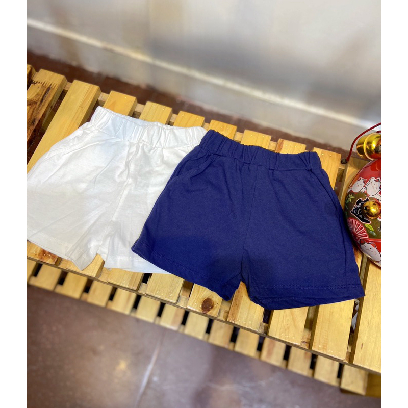 Quần đùi hè cotton ebpuse43 trơn