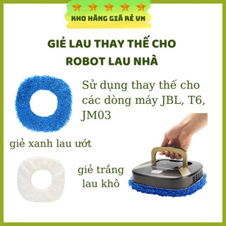 Phụ Kiện Robot Lau Nhà Giẻ Lau Khô Khăn Lau Ướt Thay Thế Robot Lau Nhà [ Kho Hàng Giá Rẻ VN ]