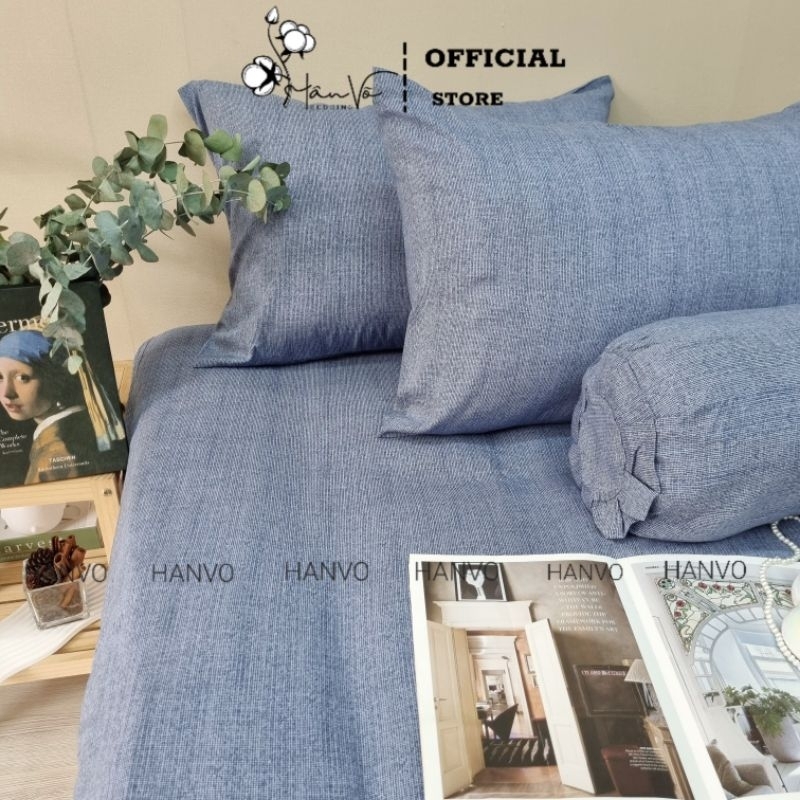 Ga drap LỤA MODAL Hân Võ họa tiết kẻ đơn giản, chất liệu tự nhiên mát mịn cao cấp, minimalist style