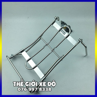 Gác baga ab 2008 - 2009 - 2010 inox, baga giữa xe air blade 110 đời đầu, air blade 110 fi và ab thái