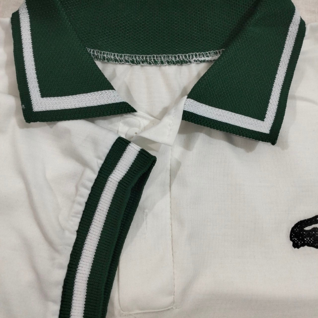 Áo thun Polo Nam Nữ cổ xanh logo  , chất cotton co giãn, Form rộng Unisex, phù hợp từ 40-65kg