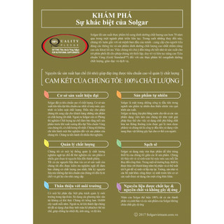 [CHÍNH HÃNG] Viên Uống Solgar B-Complex With Vitamin C Stress Formula (Hộp 100 Viên) Giảm Stress & Căng Thẳng Thần Kinh