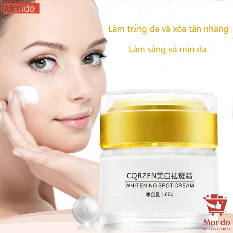 Kem làm trắng da Tongrentang Kem Nám Tàn Nhang giảm xóa vết Dưỡng Săn Chắc Sáng Mịn Vùng Da mặt mềm Kem dưỡng trắng da