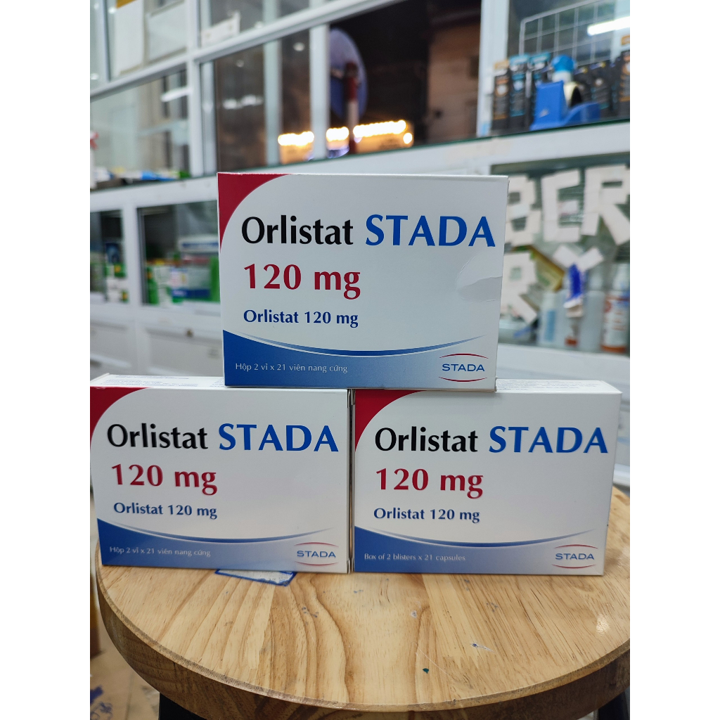 Viên uống giảm cân Orlistat 120mg stada thải mỡ, giảm mỡ an toàn