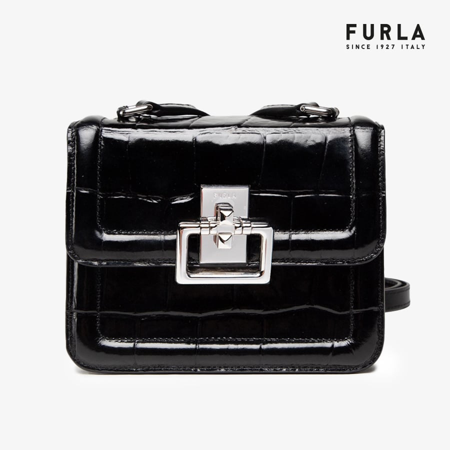 Túi Nữ FURLA Villa Mini Crossbody Vitello St Maxi Cocco