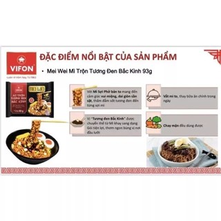 mì trộn tương đen bắc kinh Vifon