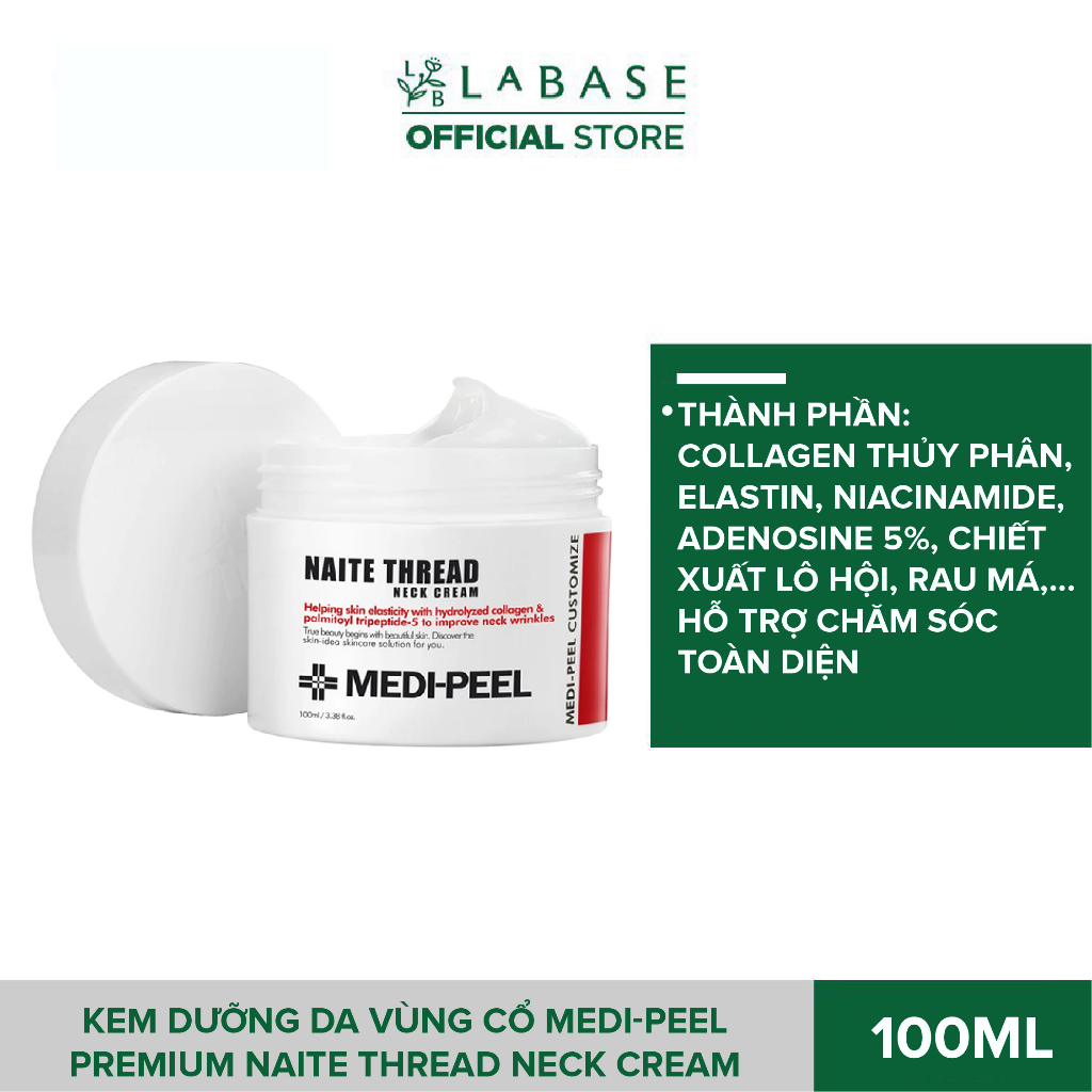 Kem dưỡng da vùng cổ Medi-peel Premium Naite Thread Neck Cream 100ml