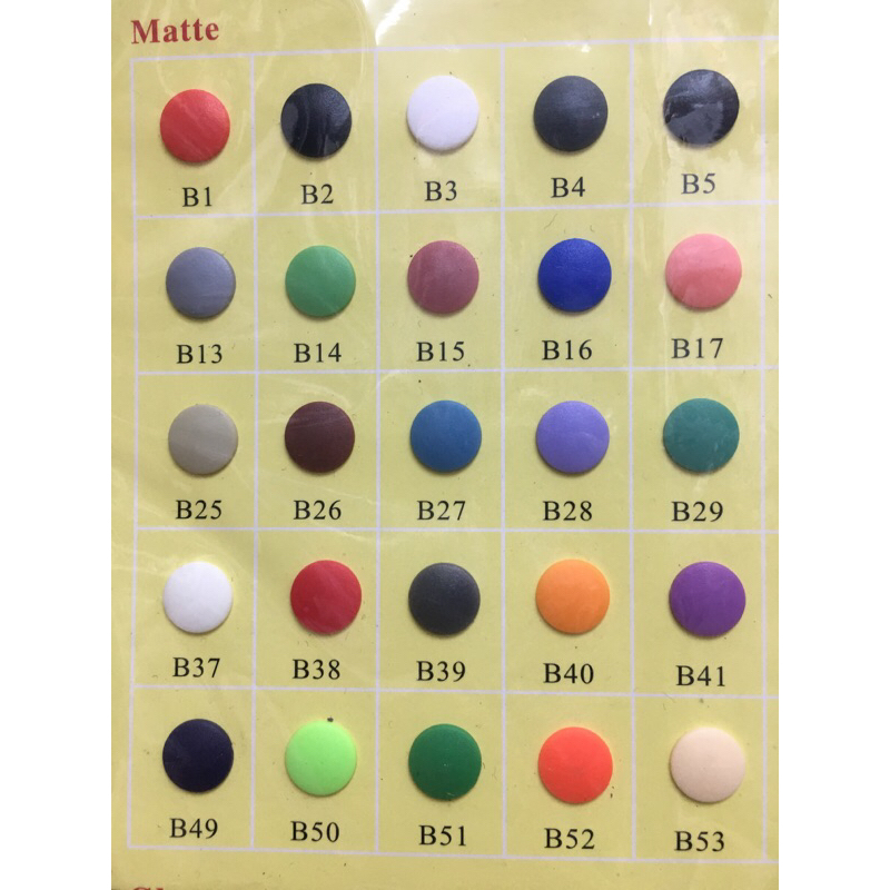 Khuy  Bấm Nhựa T5 - để Túi ~ 80 bộ