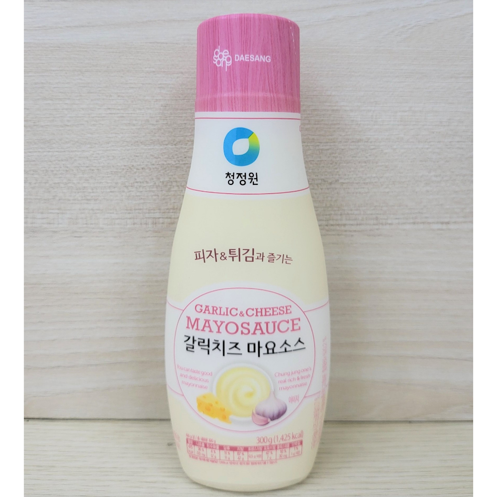DAESANG (chai HỒNG 300g) SỐT MAYO VỊ PHÔ MAI TỎI Garlic Cheese Mayonnaise Sauce