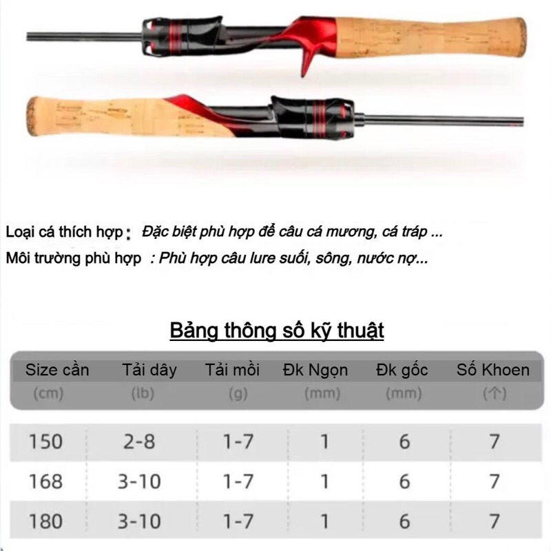 Cần UL Cemreo - Angry Birds cán bần ngọn đặc