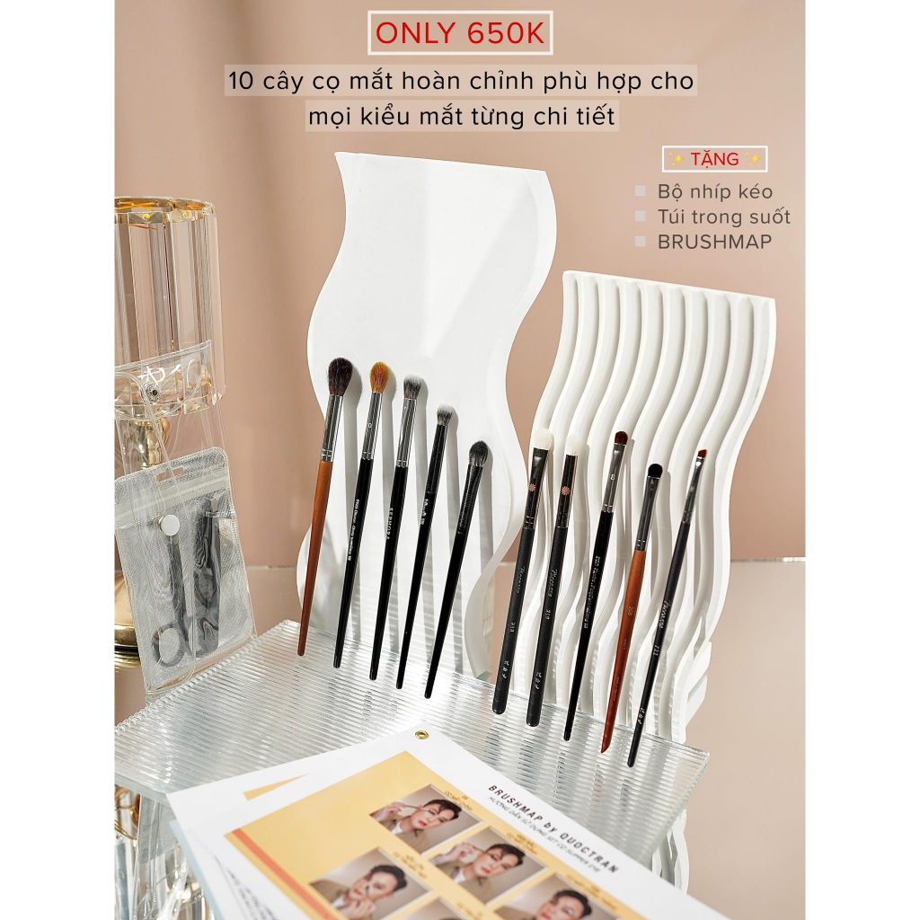 SET CỌ MẮT PRO 10PCS