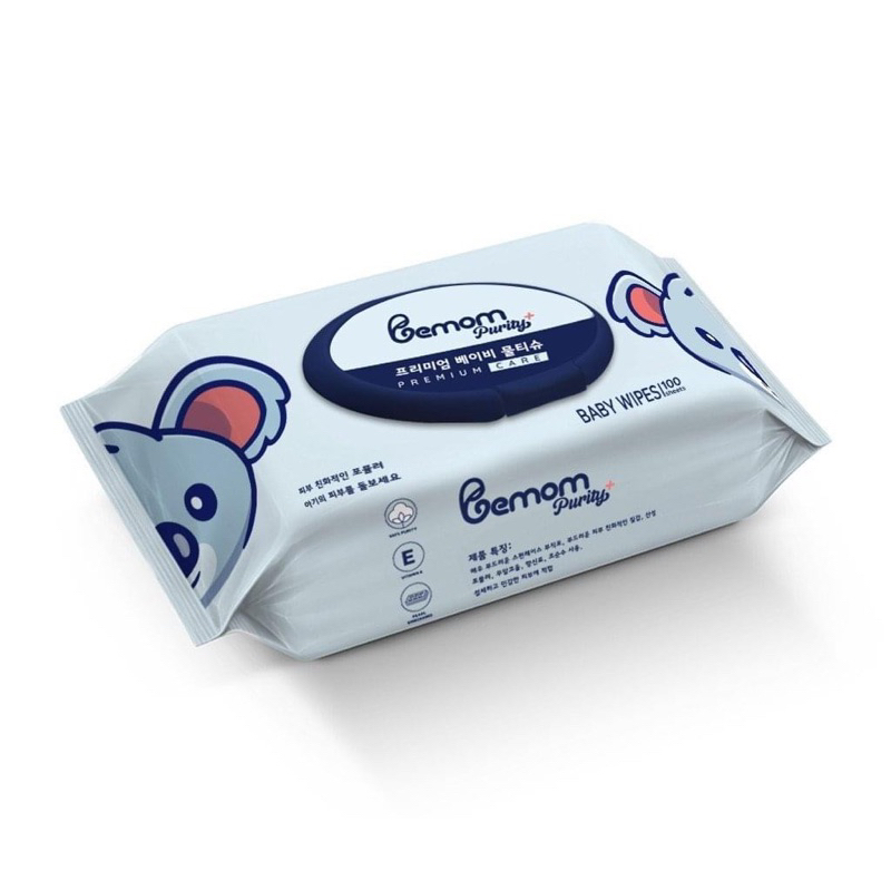 KHĂN GIẤY ƯỚT BEMOM CAO CẤP HÀN QUỐC CHÍNH HÃNG AN TOÀN CHO BÉ TỪ SƠ SINH