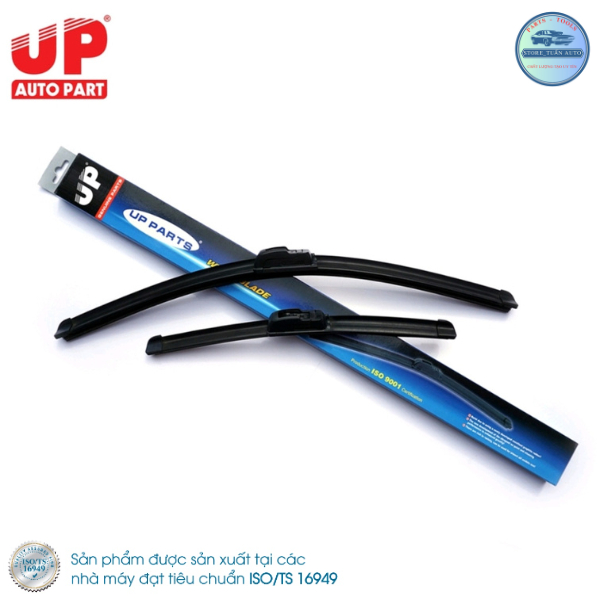 Gạt mưa ô tô VINFAST Fadil, VFe34 Xương mềm Silicone UP PARTS CHÍNH HÃNG