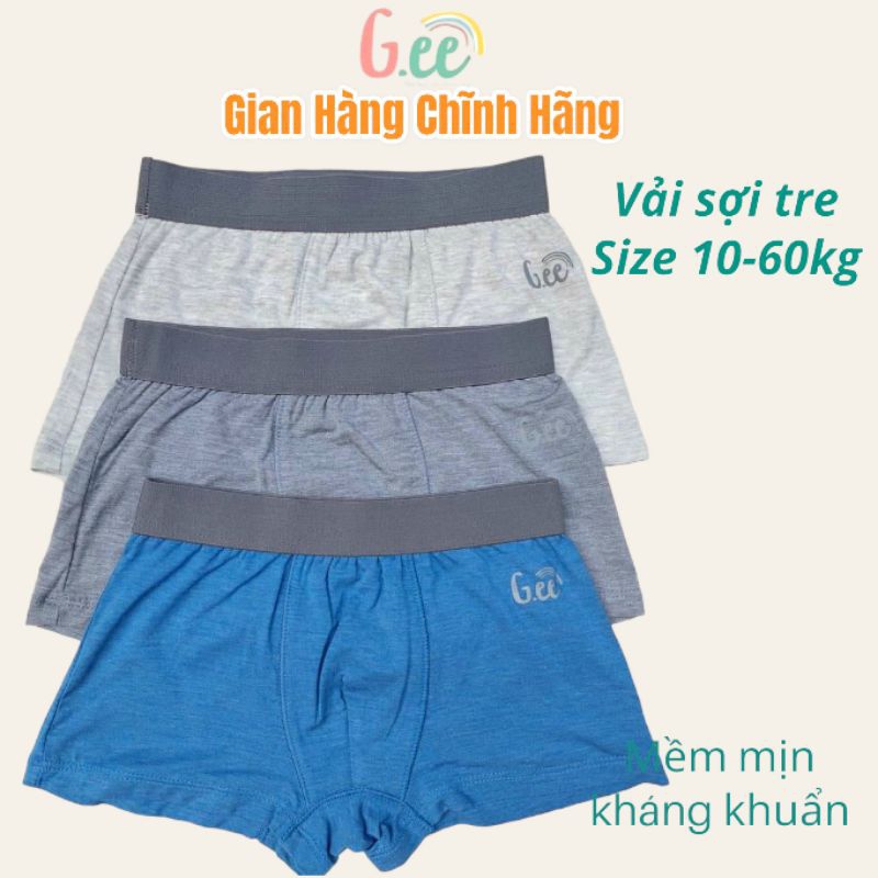 Quần Chíp Quần Lót Sịp Bé Trai Vải Sợi Tre Cao Cấp Siêu Mềm Mịn, Co Giãn Thoải Mái Và Kháng Khuẩn