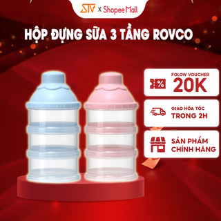 Hộp đựng sữa ROVCO RK-3615 3 Tầng Nhựa PPSU