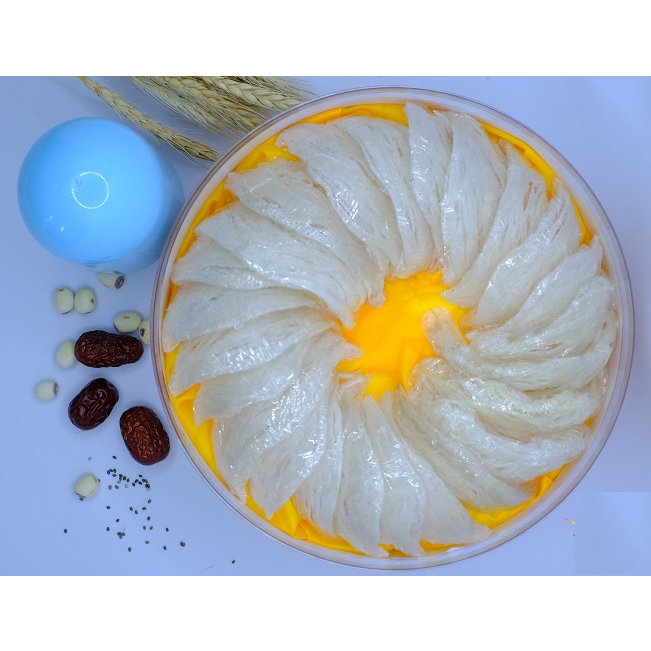 Buôn sỉ- Yến Sào Rút Lông Nguyên Tổ Khánh Hòa Hộp 50 Gr Cao Cấp + Tặng 10gr Đông Trùng Hạ Thảo