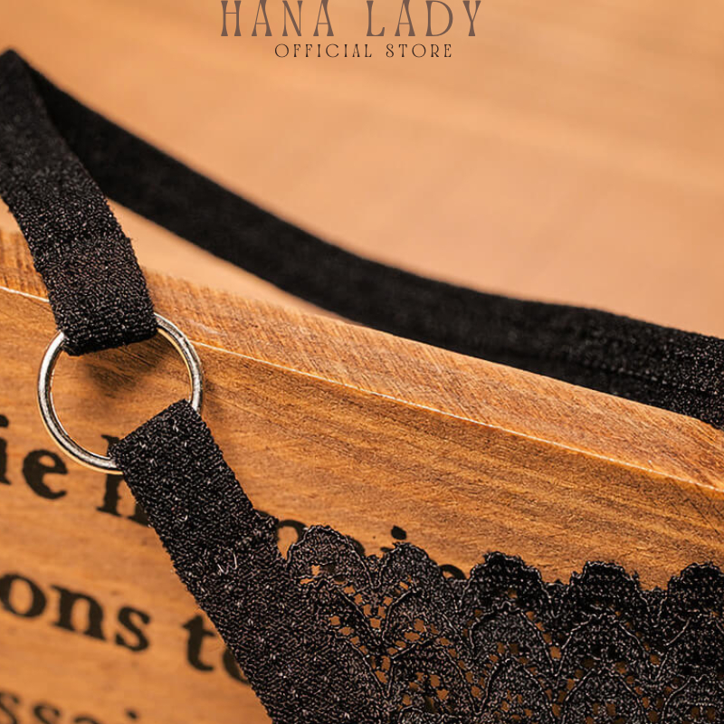 Quần lót nữ màu da beo phối ren nơ quyến rũ HanaLadyStore L088