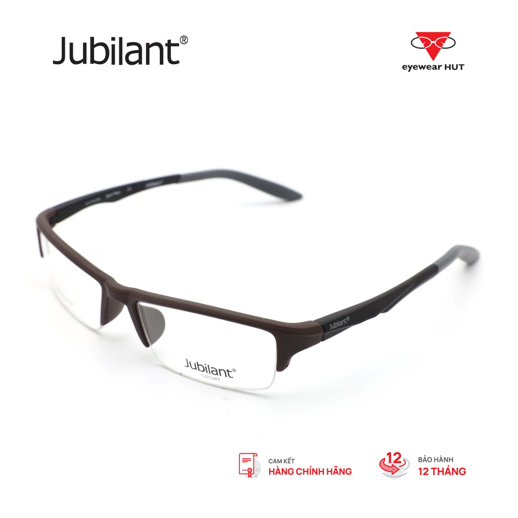 Kính Gọng Nam chính hãng Jubilant (F) JUS2320_52 phong cách Thể thao kiểu dáng Vuông