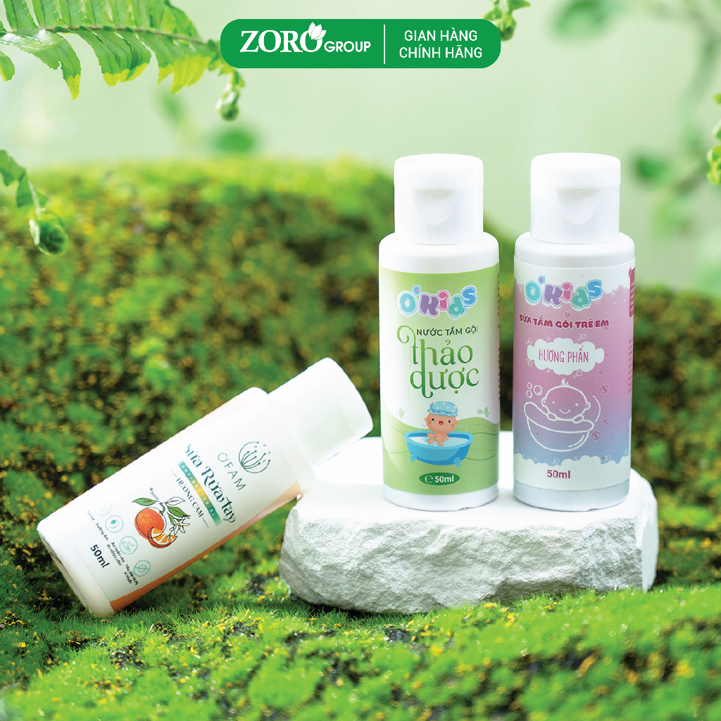 Sữa rửa tay O'Fam 50ml an toàn lành tính, dưỡng ẩm da tay và ngăn ngừa vi khuẩn