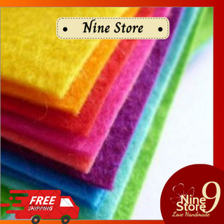 Vải nỉ cứng, vải dạ khổ 90cm làm đồ thủ công handmade, đồ chơi _ Nine Store