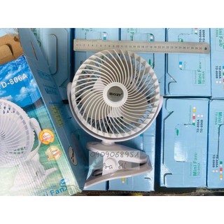 Quạt sạc kẹp mickey td-806