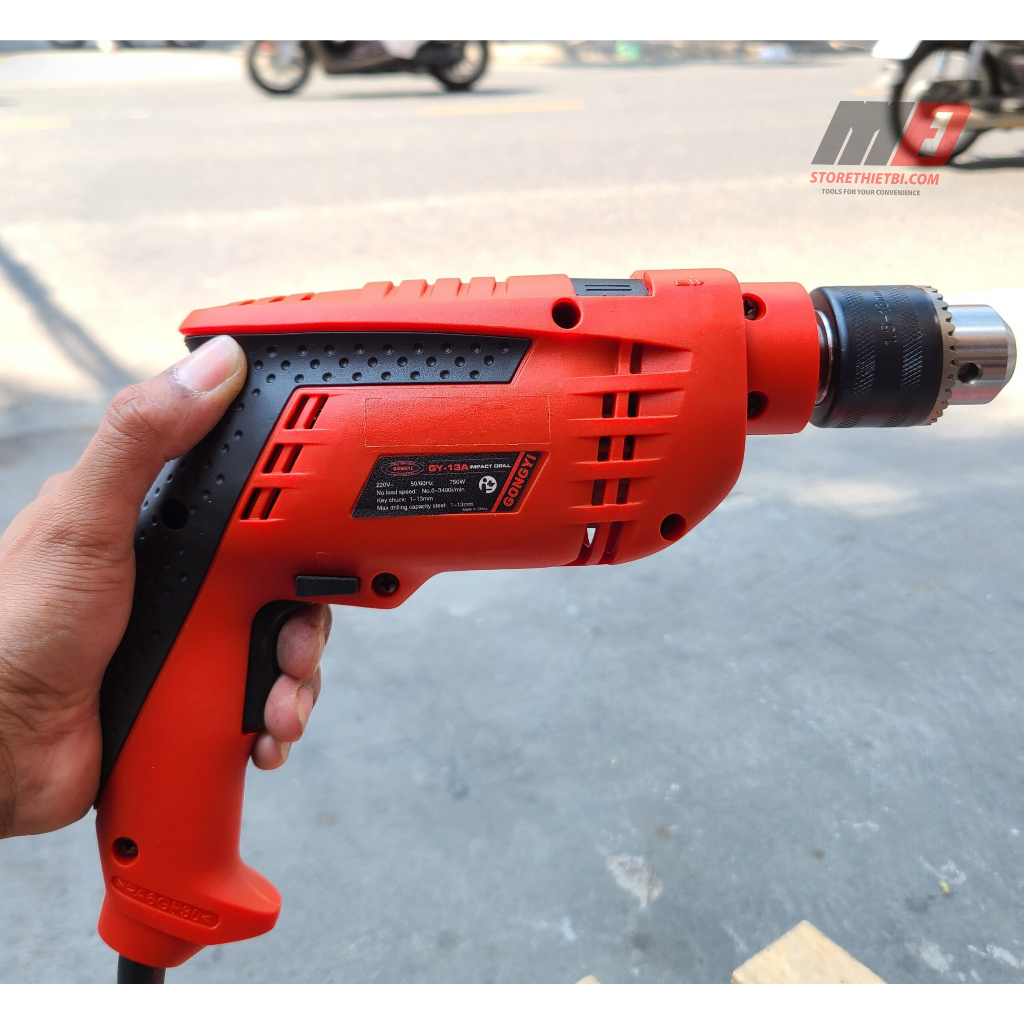 GONGYI Máy khoan Búa 750W 13mm GY-13A (HÀNG CHÍNH HÃNG)