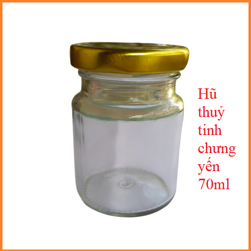 Hũ thuỷ tinh chưng yến 70ml