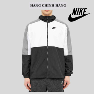 Áo khoác gió nike logo thêu nam nữ Chính Hãng áo khoác gió  2 lớp unisex chất liệu dù cao cấp unisex form rộng