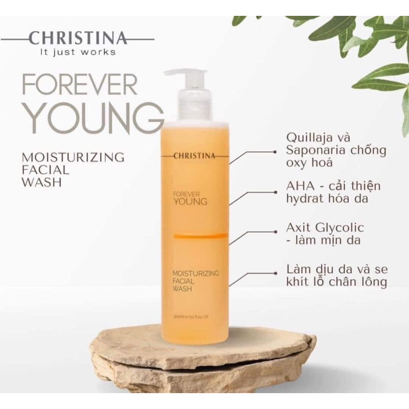 Sữa rửa mặt và toner " Trẻ Mãi Ko Già " Chris fullsize