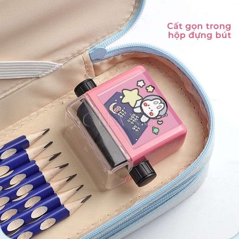 Máy Tạo Phép Tính Cộng Trừ Nhân Chia mini đơn giản ngẫu nhiên cho bé - Con lăn phép toán -