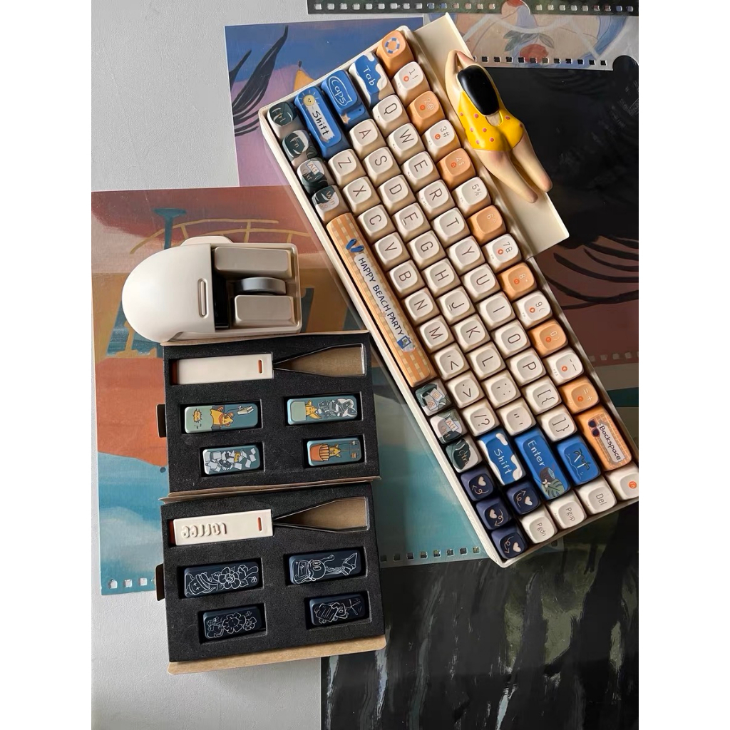 Chuột máy tính không dây Lofree Touch chính hãng, 3 chế độ kết nối , màn hình OLED