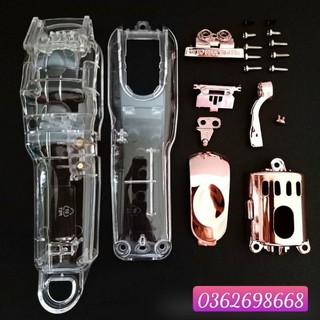 Bộ vỏ tông đơ trong suốt nhiều màu & 5 phần linh kiện