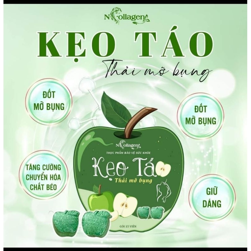 KẸO TÁO GIẢM MỠ BỤNG - BOSS NCOLLAGEN TRẦN BÍCH NGÂN