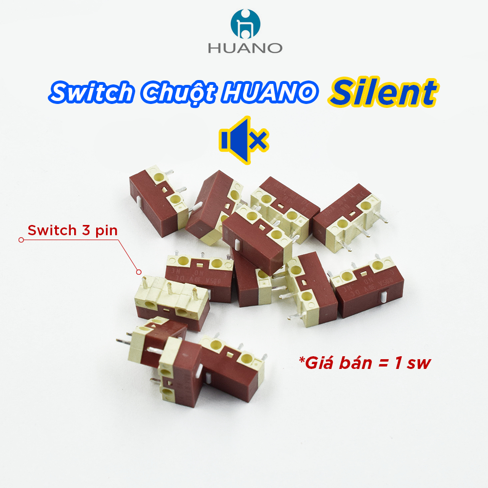 Nút Bấm Chuột Im Lặng HUANO - Switch Silent HUANO