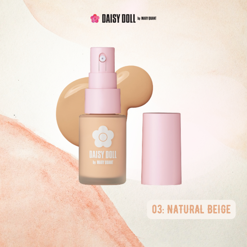 Kem Nền Serum Dưỡng Ẩm Không Bong Da Lì Mịn Như Nhung Daisy Doll Nhật Bản BB Serum SPF 30 Mỏng Nhẹ 28ml