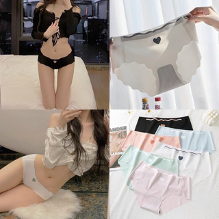 Set 10 quần lót su đúc trái tim mix màu