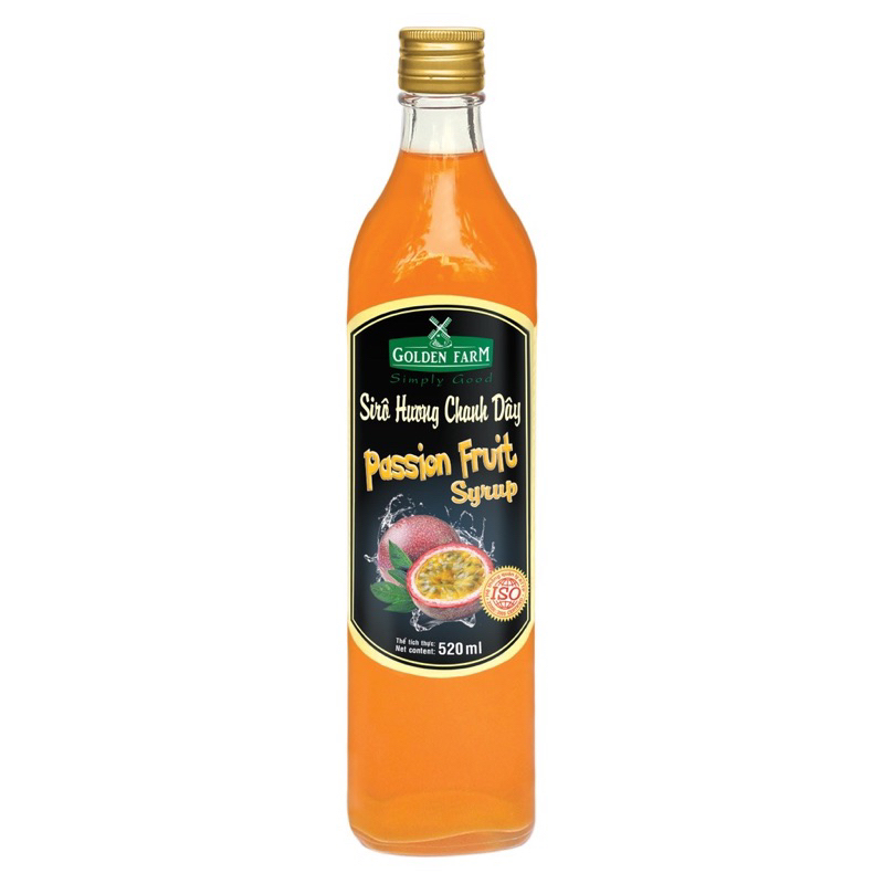 Siro hoa quả Golden Farm 520ml