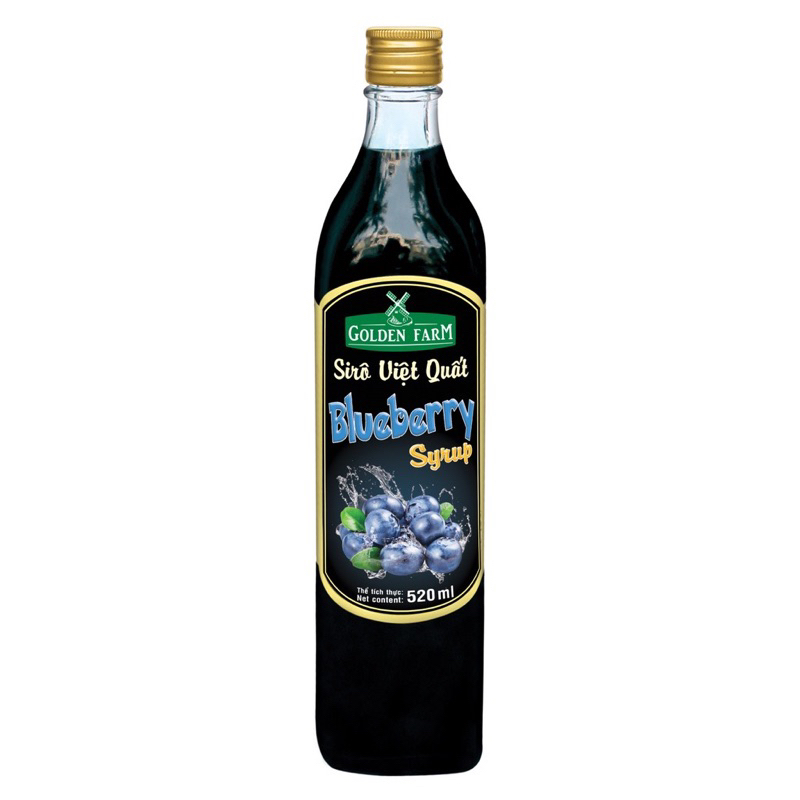 Siro hoa quả Golden Farm 520ml