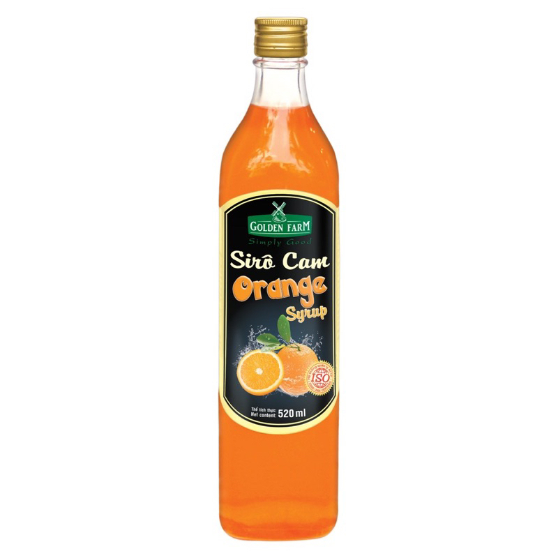 Siro hoa quả Golden Farm 520ml