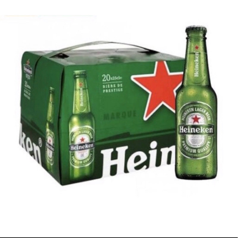 Bia Heineken Pháp 5% thùng 24 chai 250ml