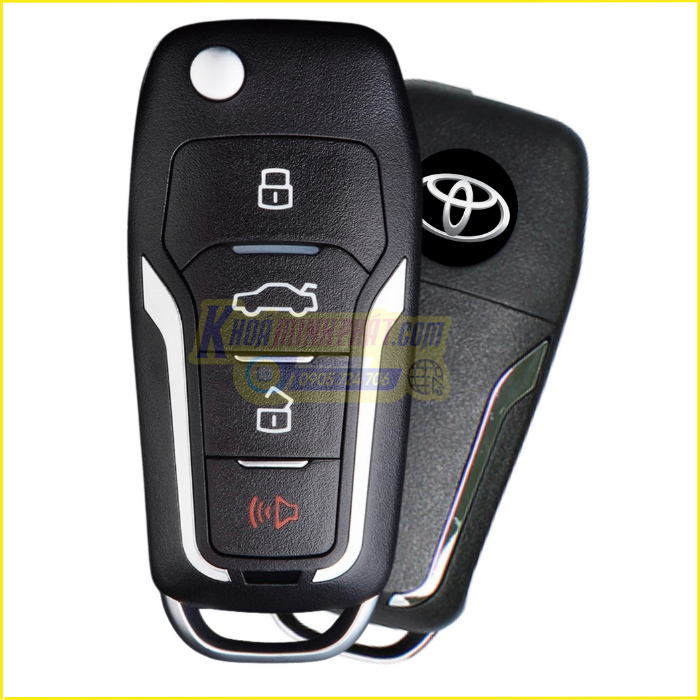 Chìa khóa độ gập xe Toyota Vios mẫu V12