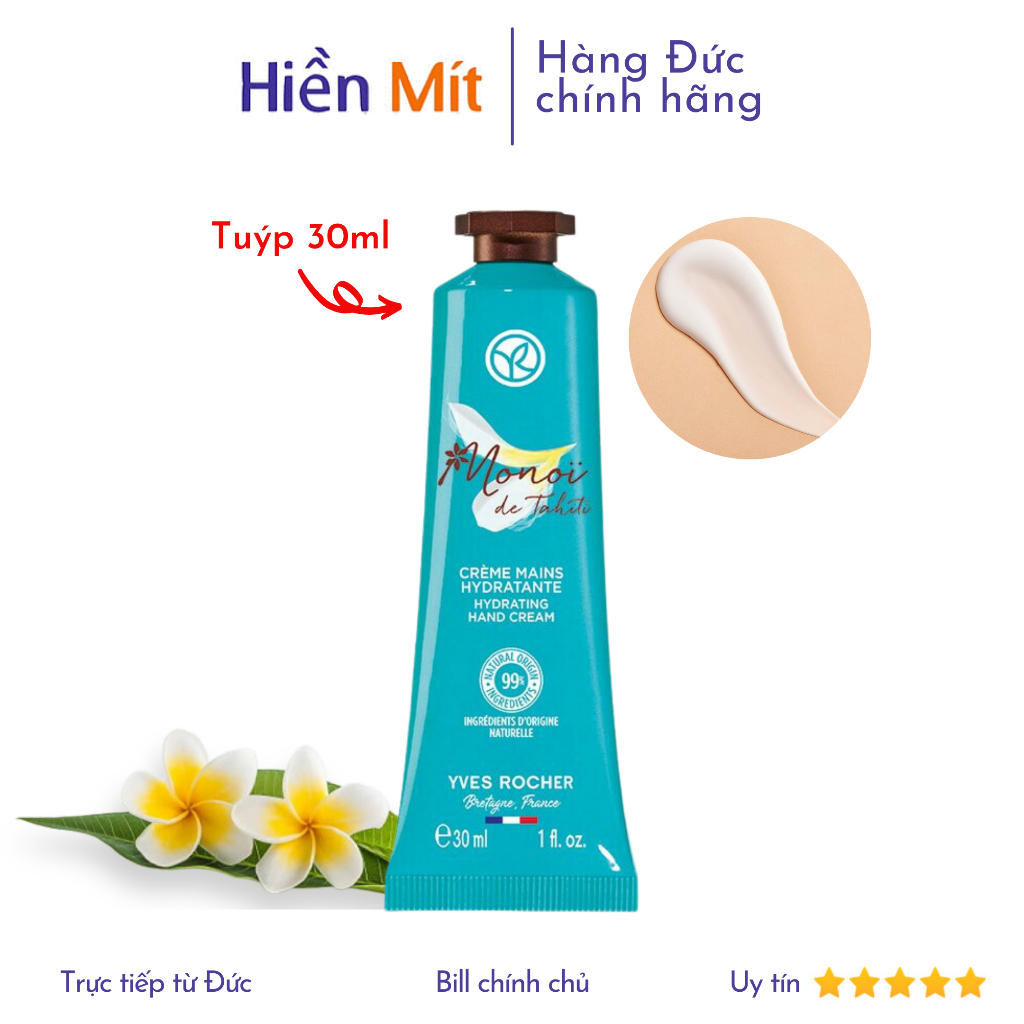 Kem dưỡng tay Yves Rocher Pháp làm mềm da hương thơm nước hoa trái cây Sale 50ml phiên bản giới hạn limited